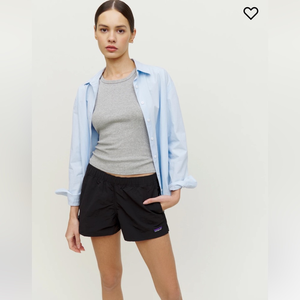 Flawed Patagonia Barely Baggies Shorts in Black Sz Small